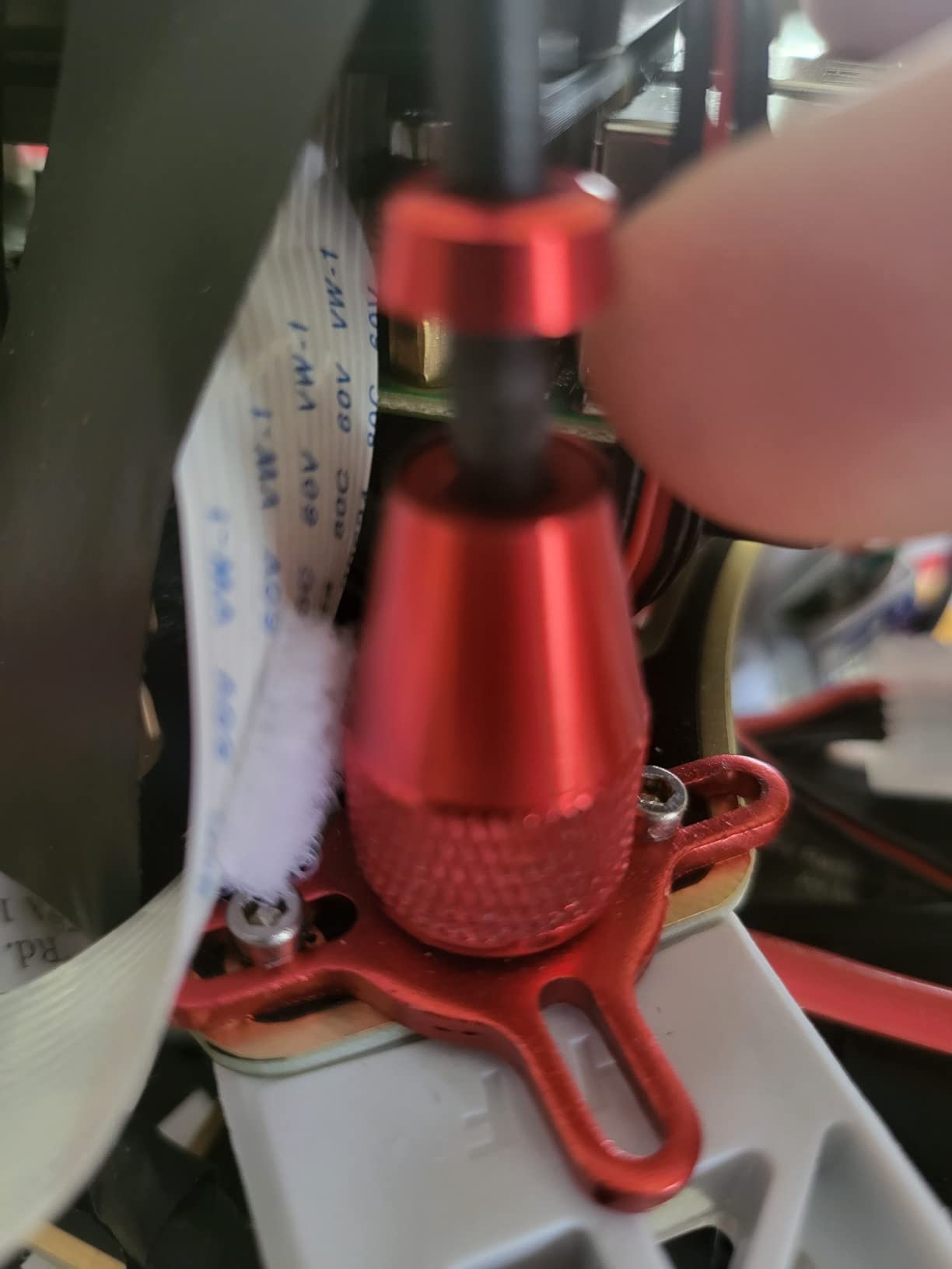 Honbay CNC Aluminum GPS Folding Antenna Base Mount Holder Bracket for DJI Quadcopter Multicopter (Red) customer photo 1