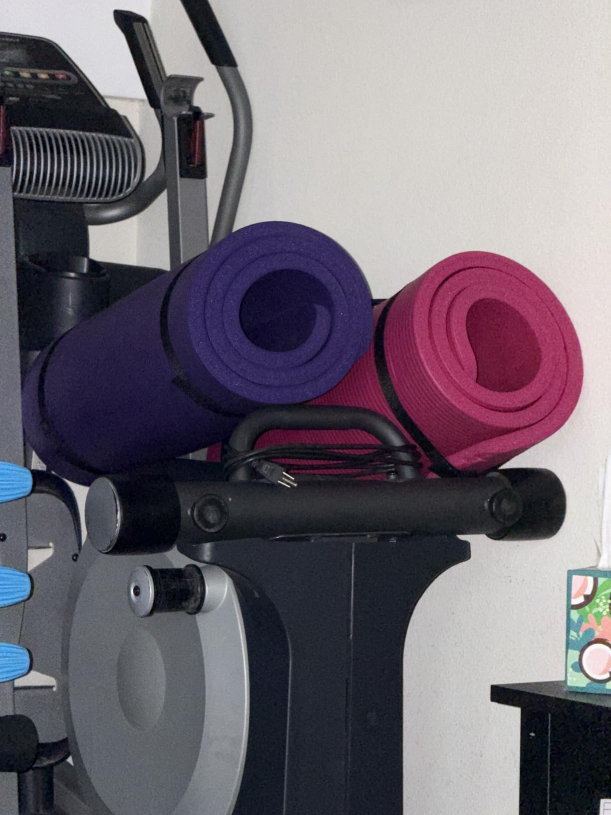 BalanceFrom 71x24 Inches Extra Thick Yoga Mat 1-Inch High-Density Foam - Roll-Up Exercise Pad with Double-Sided Non-Slip Surface and Carrying Strap customer photo 1