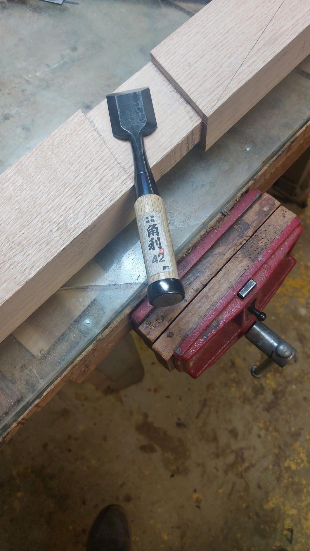 KAKURI Japanese Wood Chisel 42mm (1.65