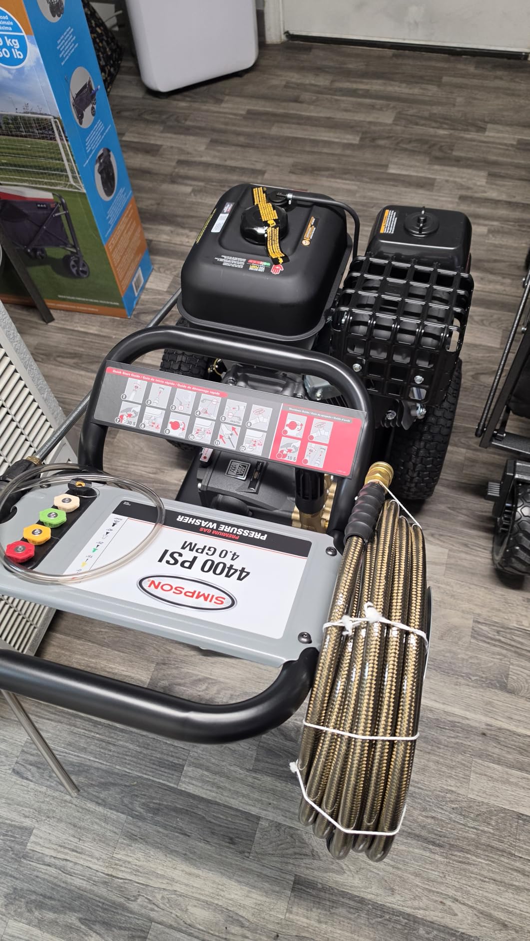 Simpson Cleaning PS60869 PowerShot 4000 PSI Gas Pressure Washer, 3.5 GPM, Honda GX270 Engine customer photo 1