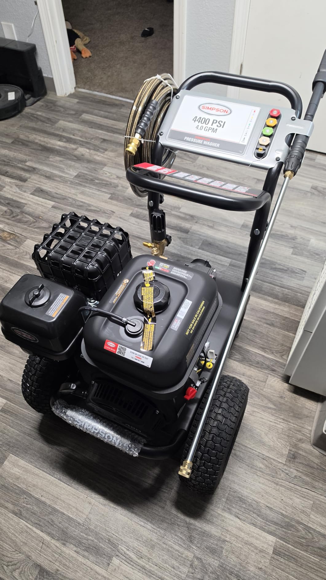 Simpson Cleaning PS60869 PowerShot 4000 PSI Gas Pressure Washer, 3.5 GPM, Honda GX270 Engine customer photo 2
