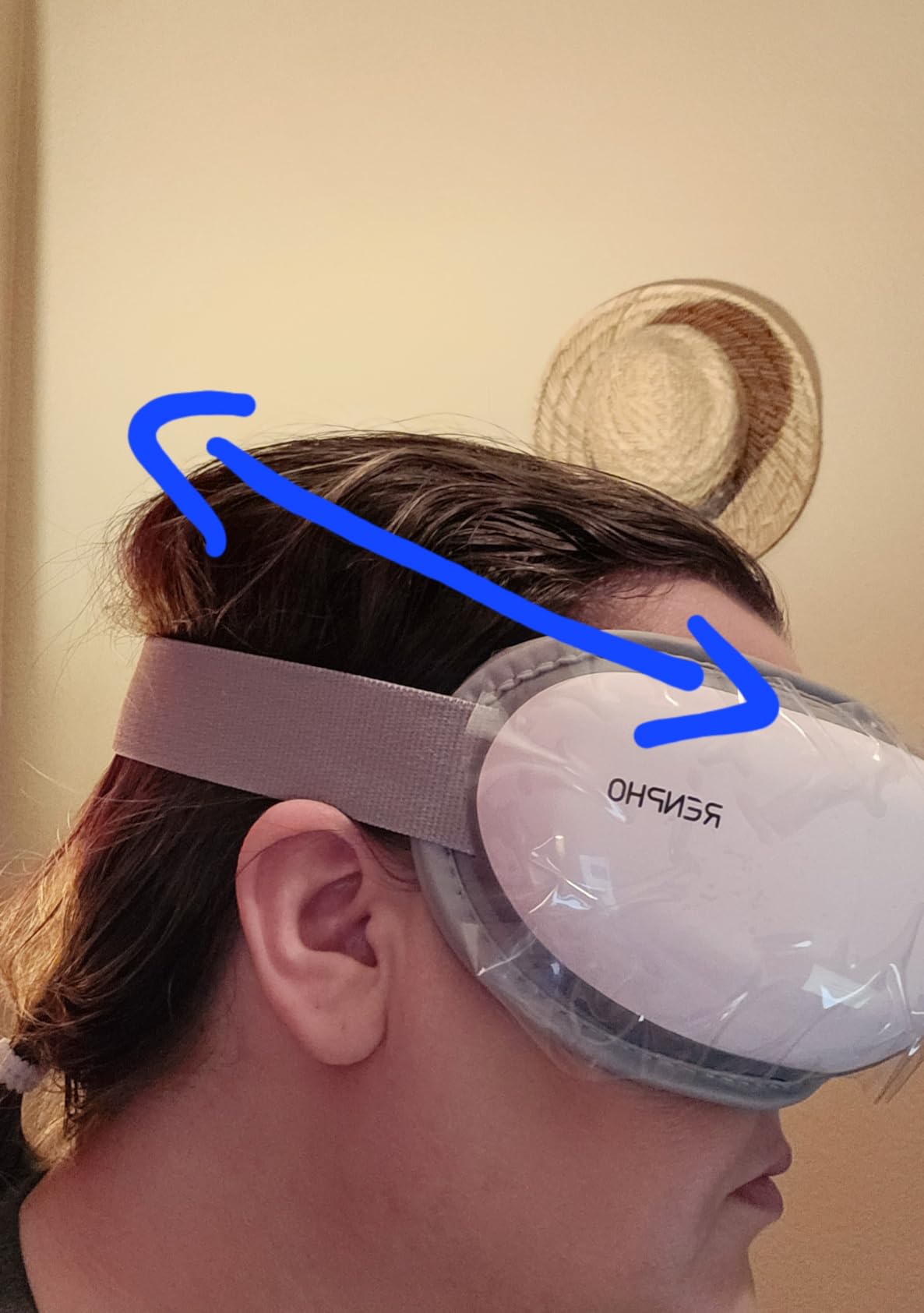 RENPHO Eye Massager with Heat, Mothers Day Birthday Gifts for Mom Women Men Her, FSA Eligible HSA Eye Mask for Migraine Relief, Sleep Mask for Dry Eyes Relax, Reduce Strain for Men Dad Eyeris 1 customer photo 1