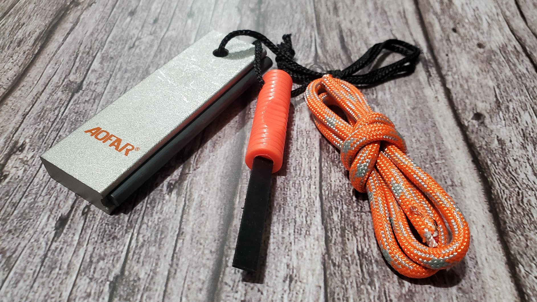 AOFAR Magnesium Fire Starter AF-374 (2-Pack) Waterproof Fire Steel Pouch for Camping, Hiking, Hunting, Backpacking, Outdoor Survival fire Striker kit customer photo 1
