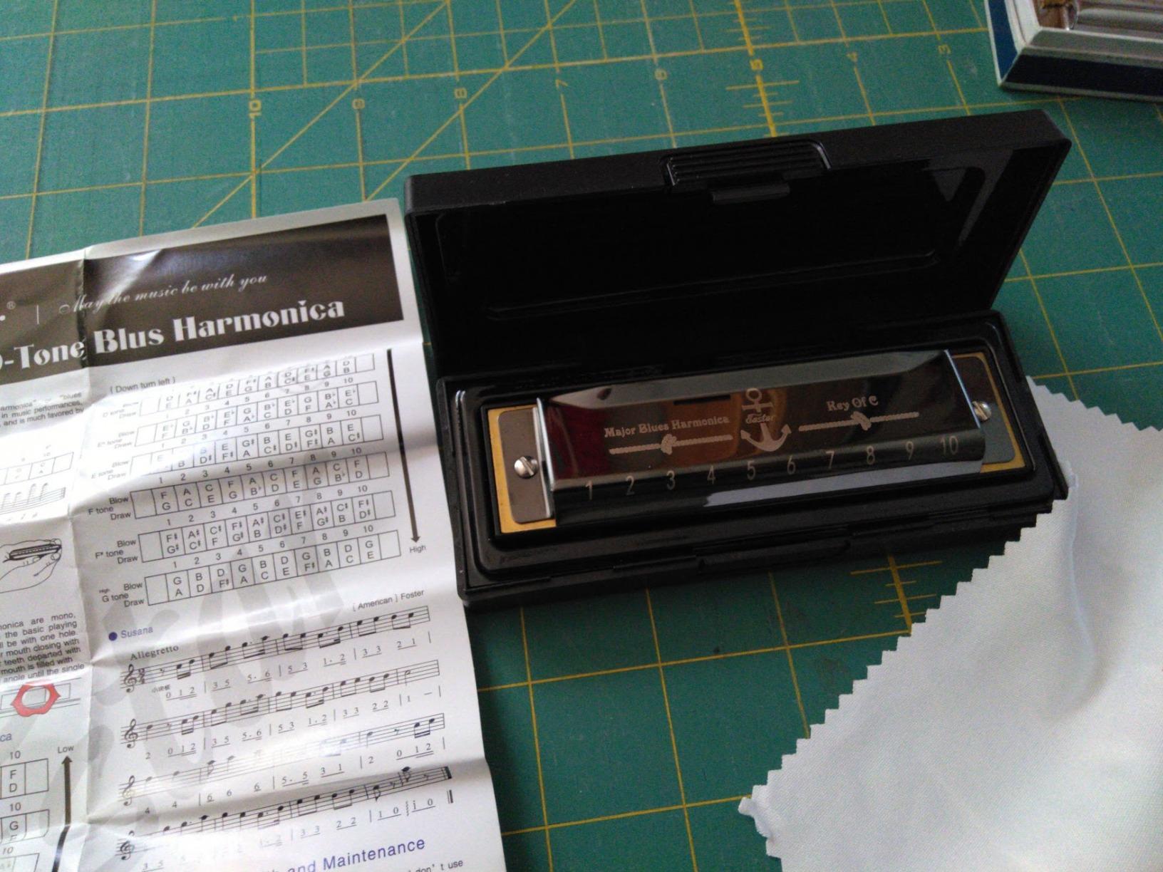 Eastar Major Blues Harmonica Sets 7 Keys Diatonic in Key of C D E F G A Bb for Adults Beginners Students Kids 7-Pack customer photo 1