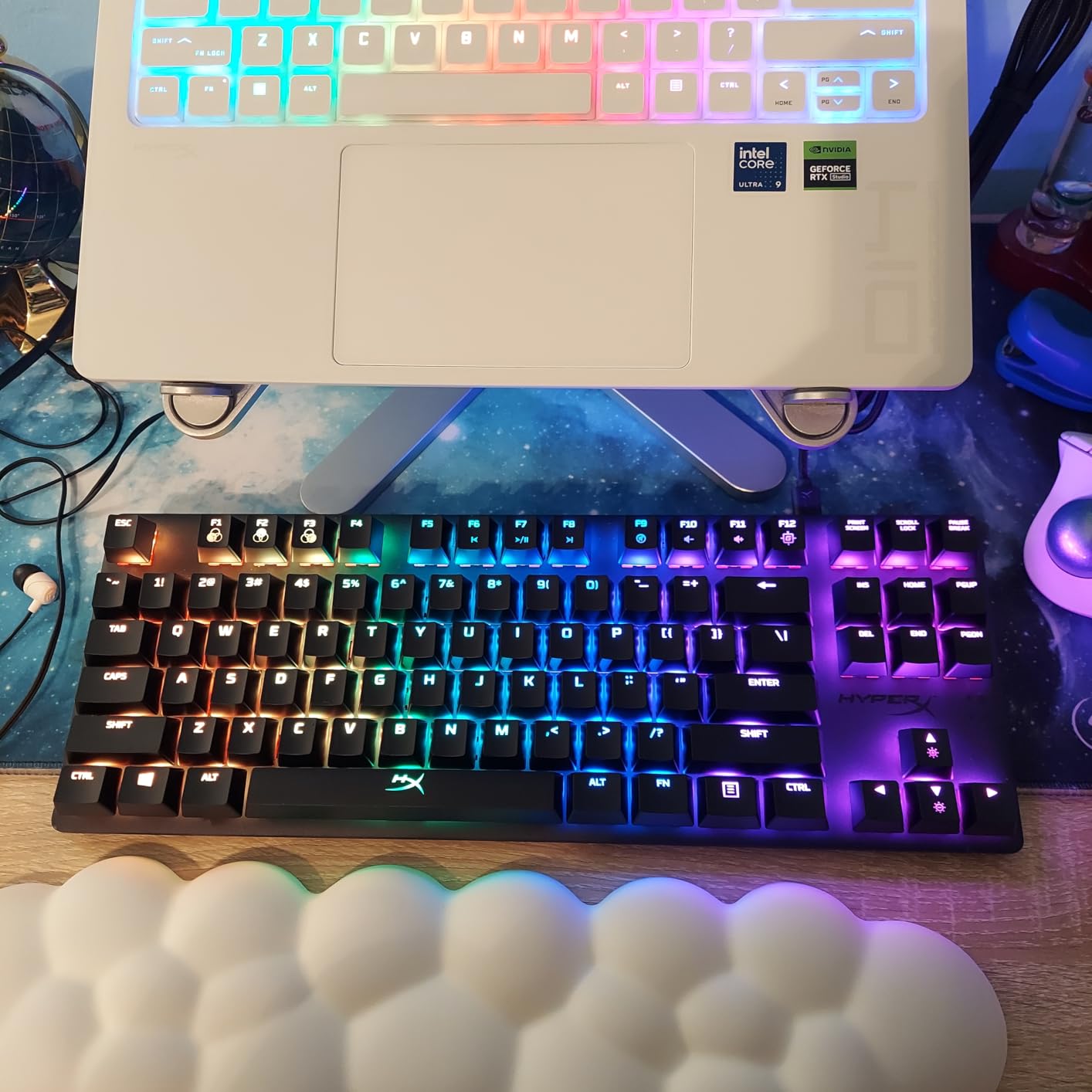 HyperX Alloy Origins - Mechanical Gaming Keyboard, Software-Controlled Light & Macro Customization, Compact Form Factor, RGB LED Backlit - Linear HyperX Red Switch (Black) customer photo 2