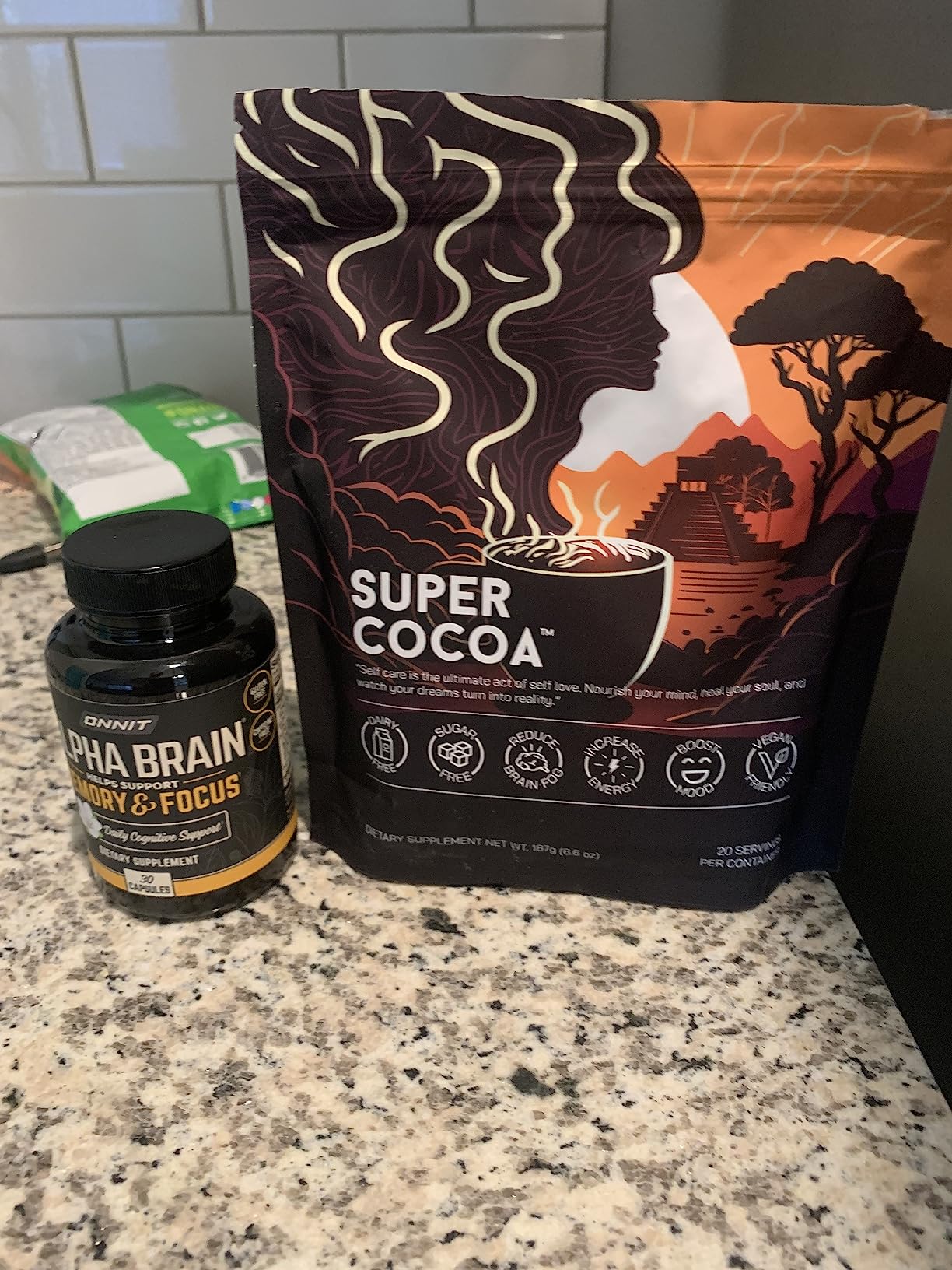 ONNIT Alpha Brain Nootropic Brain Supplement for Focus, Memory, Mental Clarity, Cognitive Support with L-Theanine and Vitamin B6, 30 Count Capsules customer photo 2