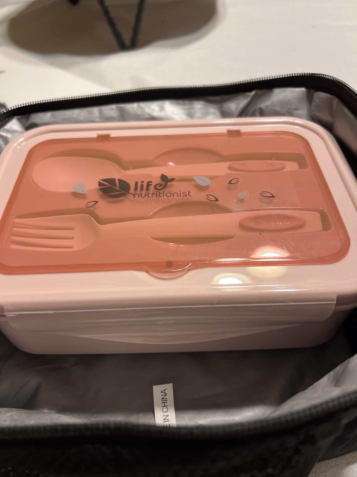 LOVINA Bento Boxes for Adults - 1100 ML Bento Lunch Box For Kids Childrens With Spoon & Fork - Durable for On-the-Go Meal, BPA-Free and Food-Safe Materials customer photo 2