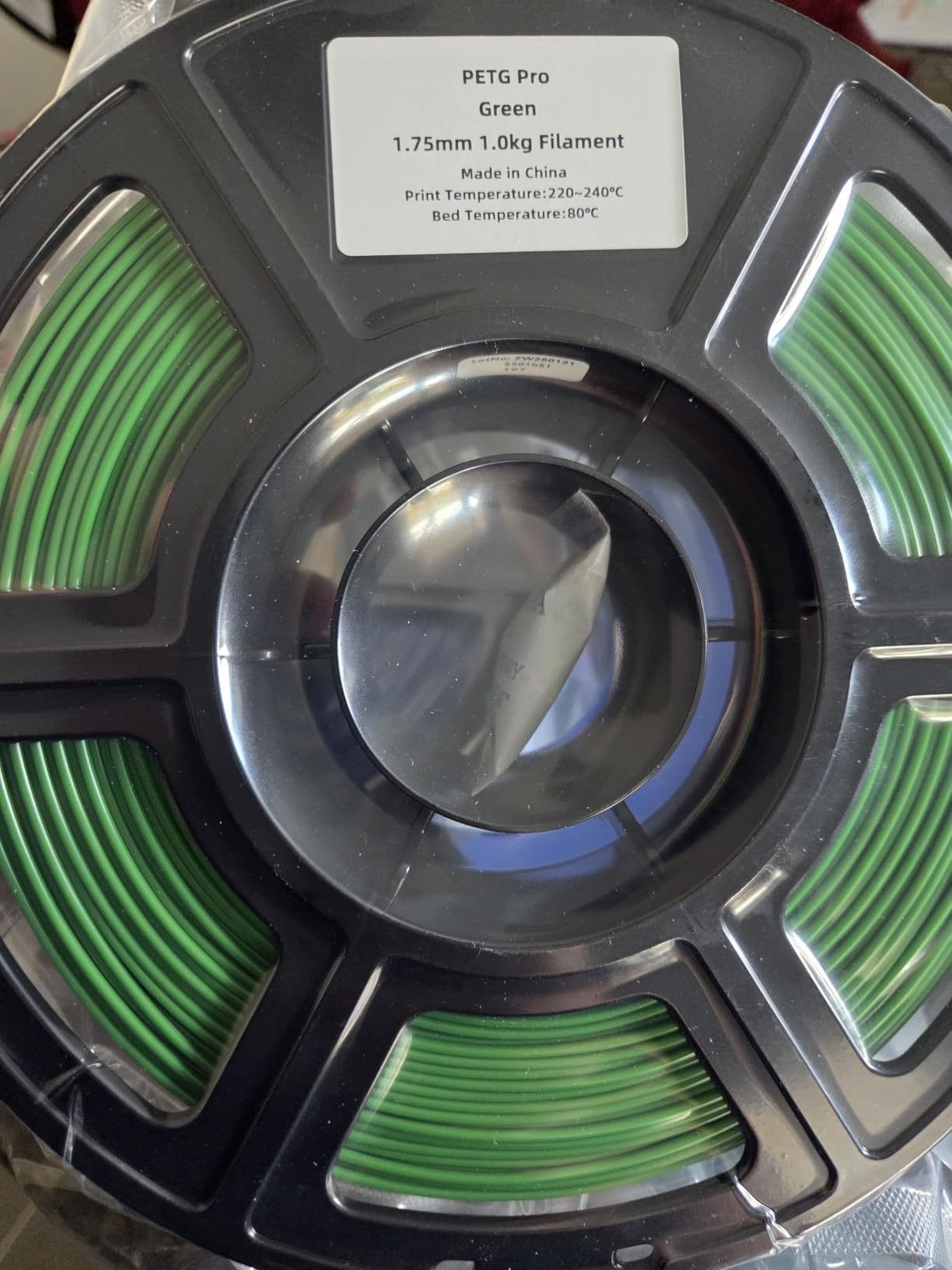 FLASHFORGE PETG Pro Filament 1.75mm Black, 3D Printer Filament 1kg (2.2lbs) Spool, Dimensional Accuracy +/- 0.02mm, 3D Printing Filament for Various Mechanical Parts, Waterproof Parts customer photo 1