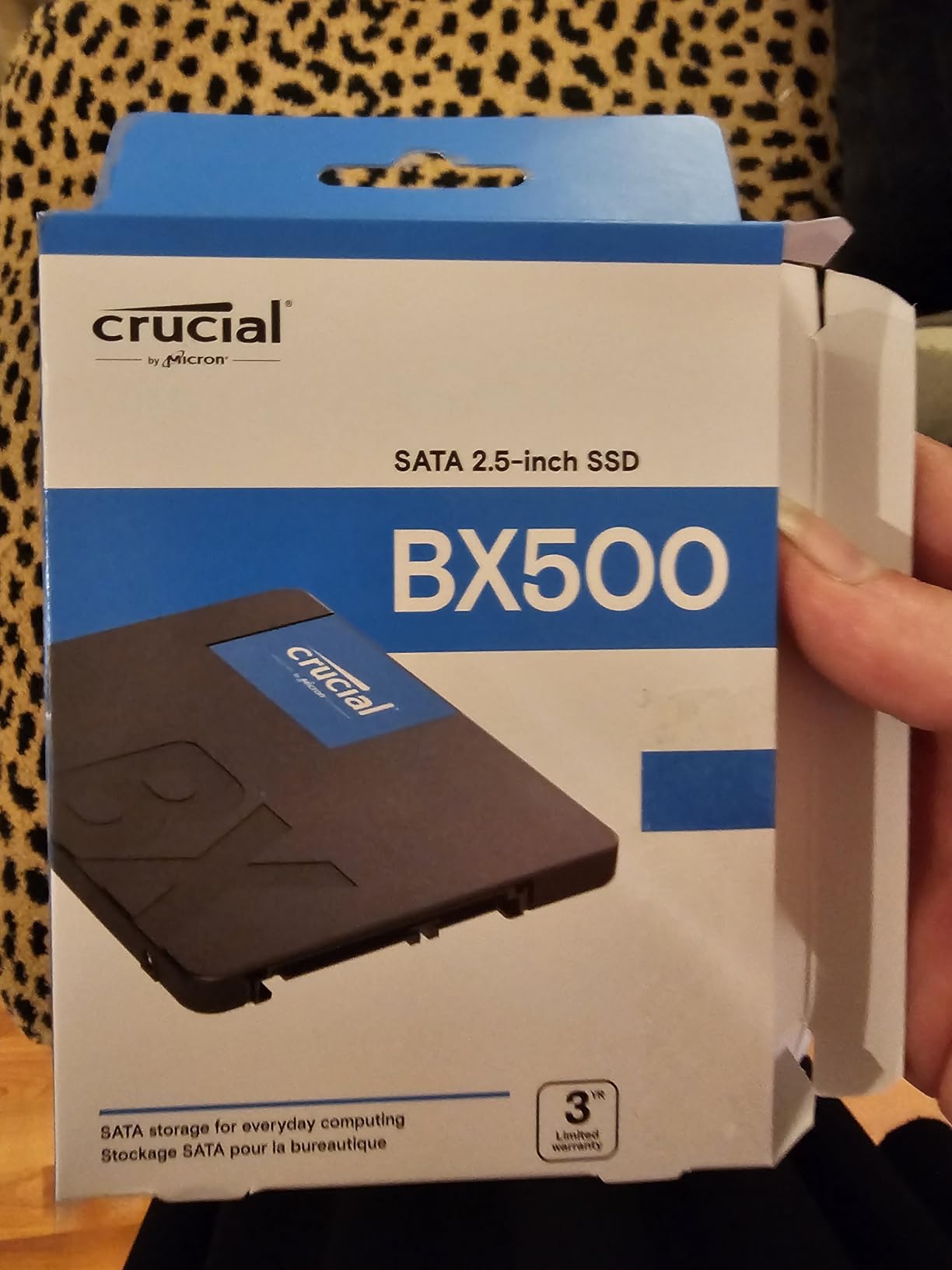 Crucial BX500 1TB 3D NAND SATA 2.5-Inch Internal SSD, up to 540MB/s - CT1000BX500SSD1, Solid State Drive customer photo 2