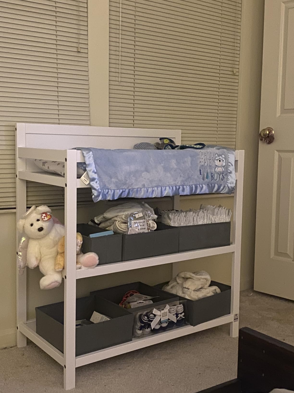 Storkcraft Alpine Changing Table (White) - GREENGUARD Gold Certified Nursery Changing Table customer photo 1