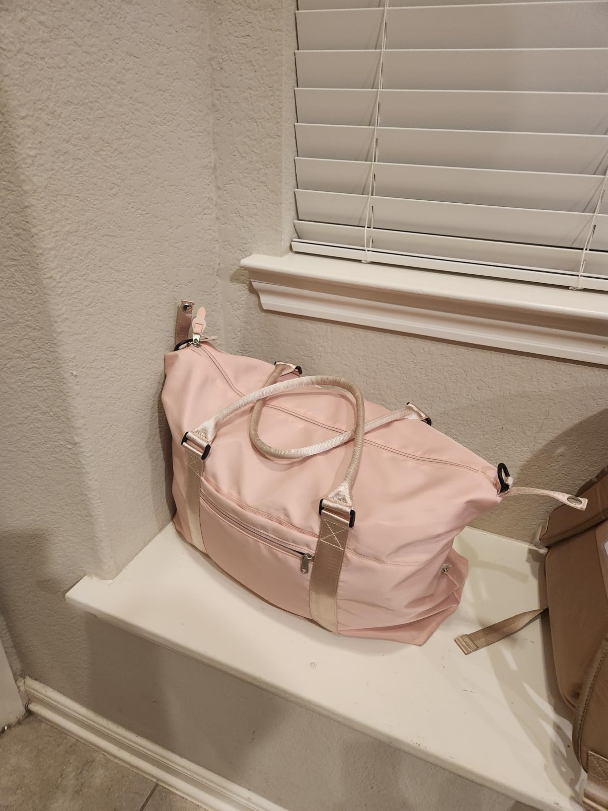 Travel Duffel Bag, Carry On Overnight Weekender Bags for Women | Travel Bag with Wet Pocket & Trolley Sleeve, For Spirit Airlines 18x14x8 Personal Item Bag customer photo 2