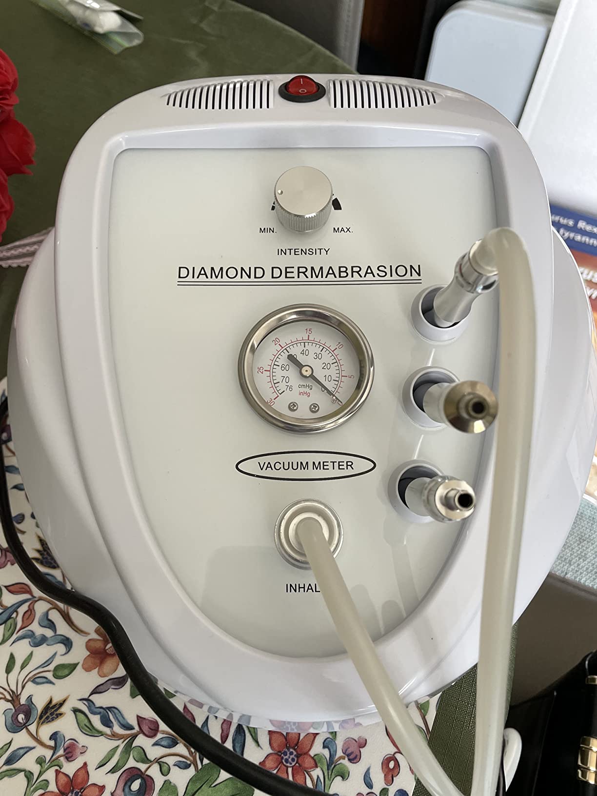 Upgraded 2 IN1 Diamond Microdermabrasion Machine, Beauty Star Professional Diamond Dermabrasion System customer photo 1