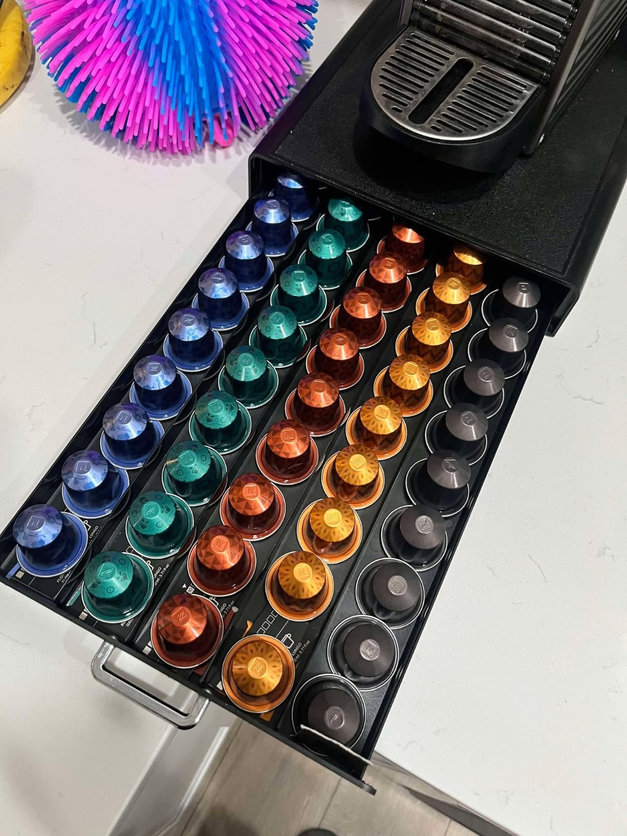 Nespresso Capsules Original Line, Morning Lungo Blends Variety Pack, Mild to Medium to Dark Roast Coffee, 50-Count Coffee Pods customer photo 2