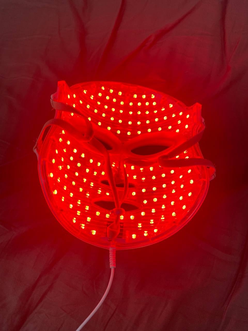 Aphrona Moonlight LED Facial Mask Skin Care Mask, LED Light Therapy Red Blue light for Acne Removal Wrinkle Reduction, FDA Cleared customer photo 1
