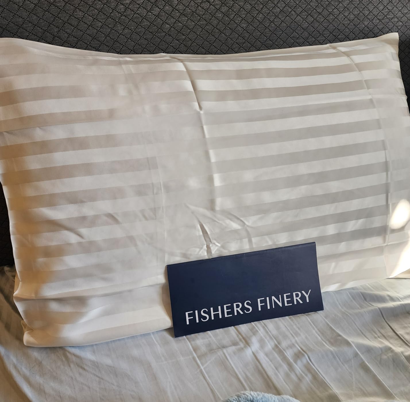 Fishers Finery 25mm 100% Pure Mulberry Silk Pillowcase Set (White Queen 2 Pack) customer photo 1