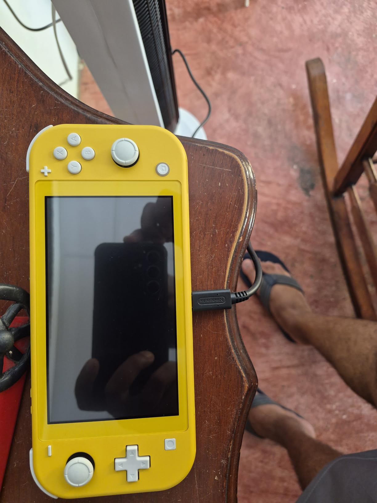 Nintendo Switch Lite Gray Renewed customer photo 1