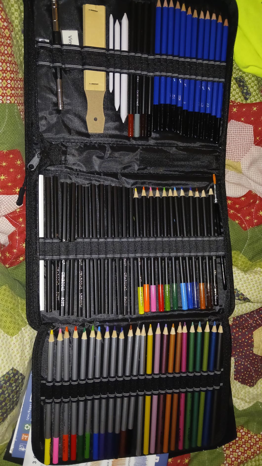 KALOUR 76 Drawing Sketching Kit Set - Pro Art Supplies with Sketchbook & Watercolor Paper customer photo 2