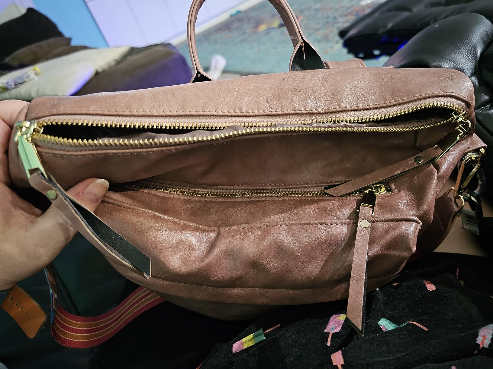 Women's Fashion Backpack Purse Multipurpose Design Convertible Satchel Handbags Shoulder Bag Travel bag customer photo 1