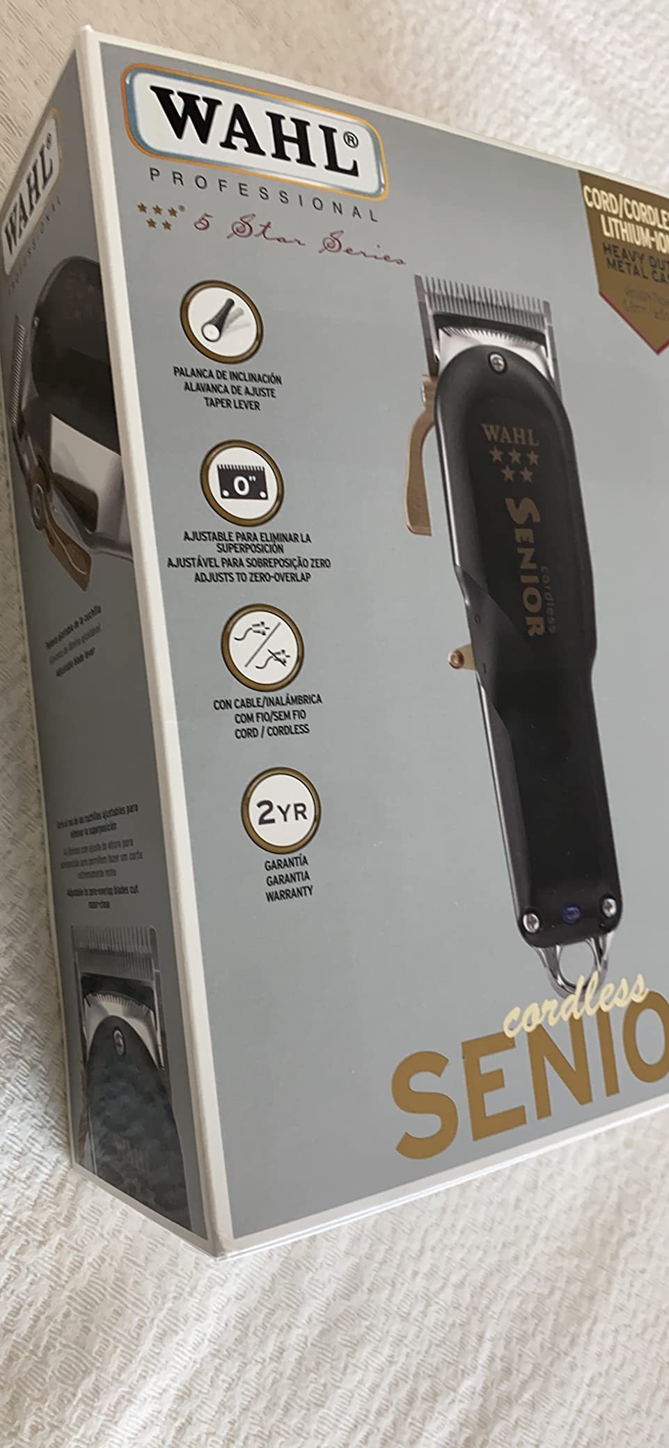 5 Star Cordless Senior Clipper, Precision Fade Blades, Metal Housing, 80-Minute Run Time customer photo 2