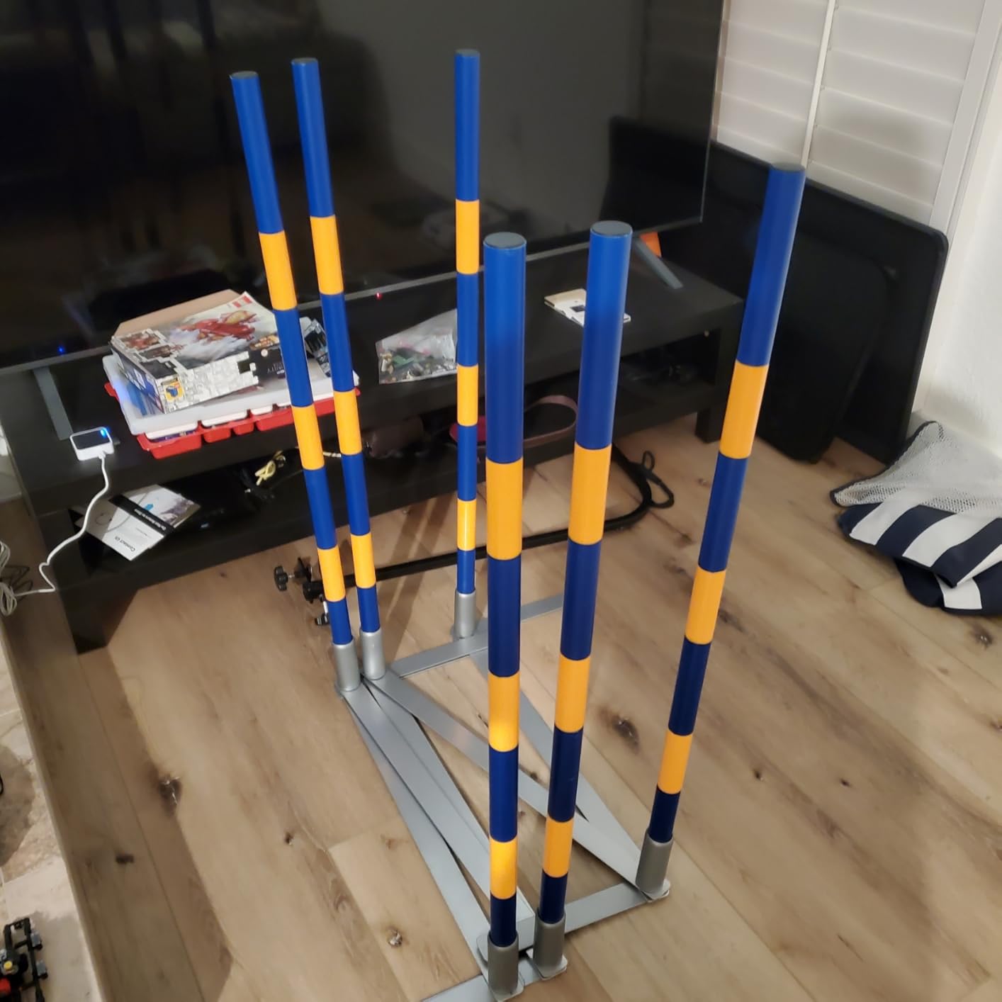 Dog Agility Equipment - Agility Set Dog Weaving Poles Dog Obstacle Course, Training Equipment, Competition Grade customer photo 1