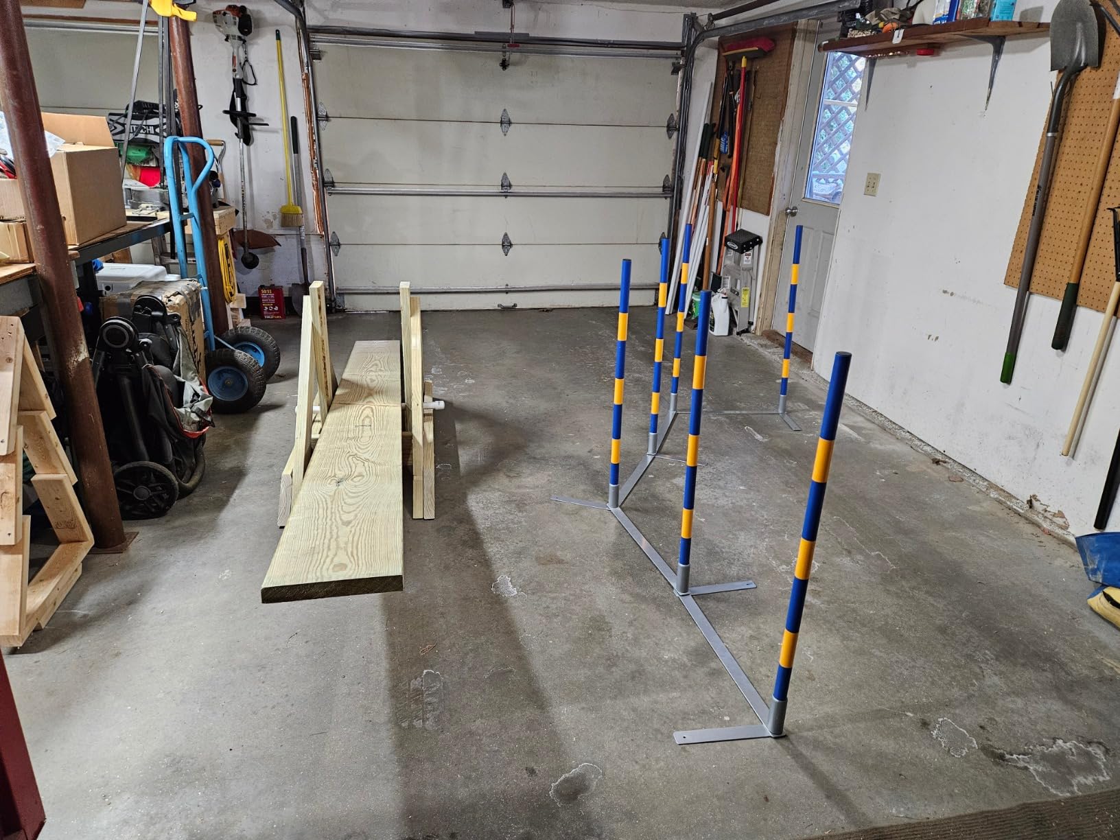 Dog Agility Equipment - Agility Set Dog Weaving Poles Dog Obstacle Course, Training Equipment, Competition Grade customer photo 2