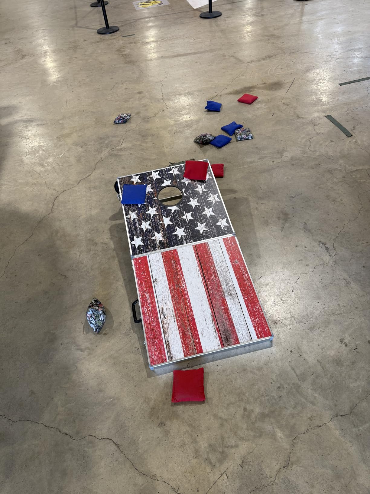 GoSports 4 x 2 ft Ultra Portable Cornhole Board Set - Choose LED Lights or Standard - Regulation Size Corn Hole Games for Adults, Perfect for Tailgating and Camping - Includes 8 Bean Bags & Rules customer photo 2