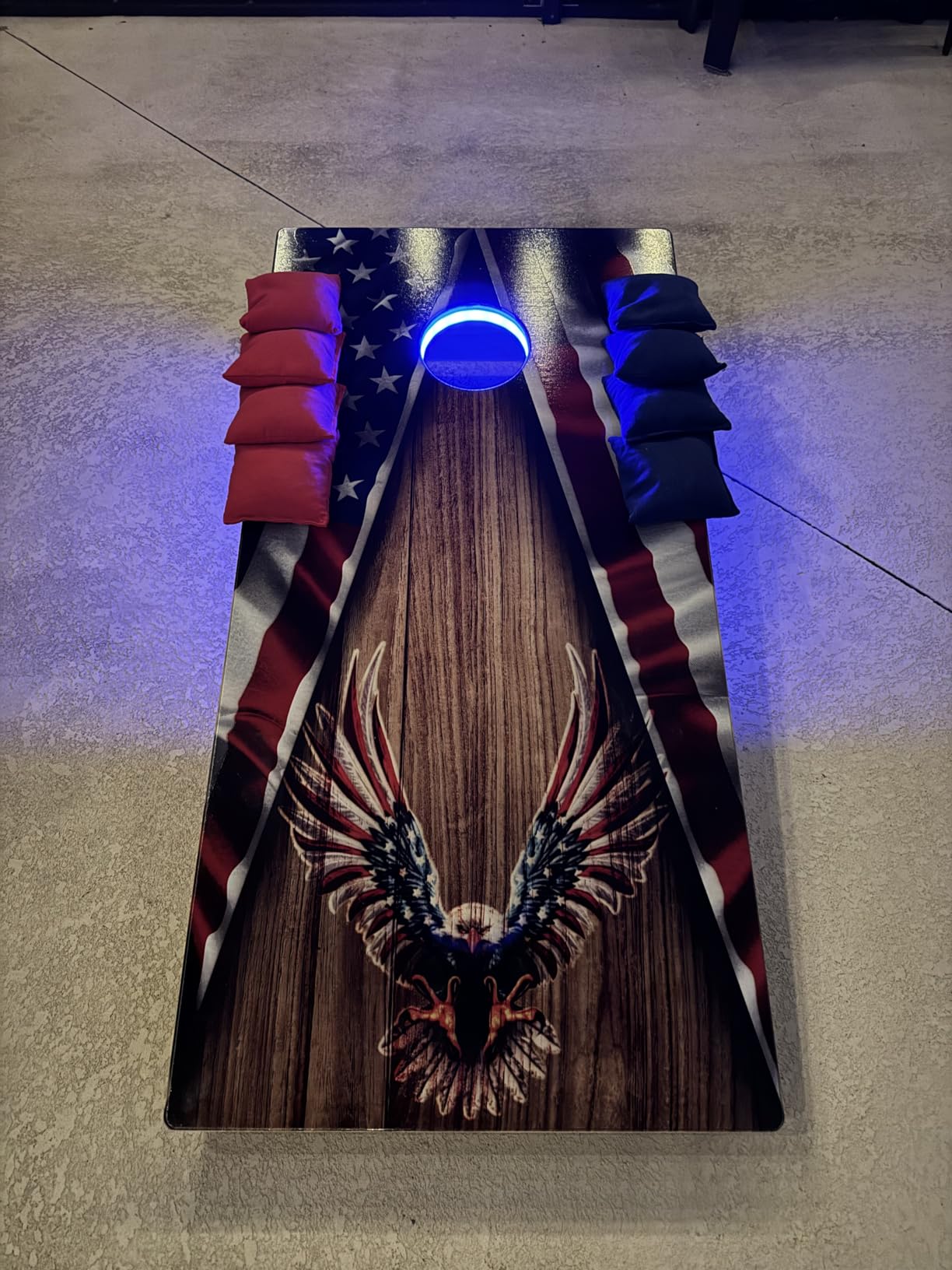 CornholeGamesUSA Pro Cornhole Boards Set | Made in USA | 3/4 Baltic Birch | No Bounce | Triple Thick Legs customer photo 2