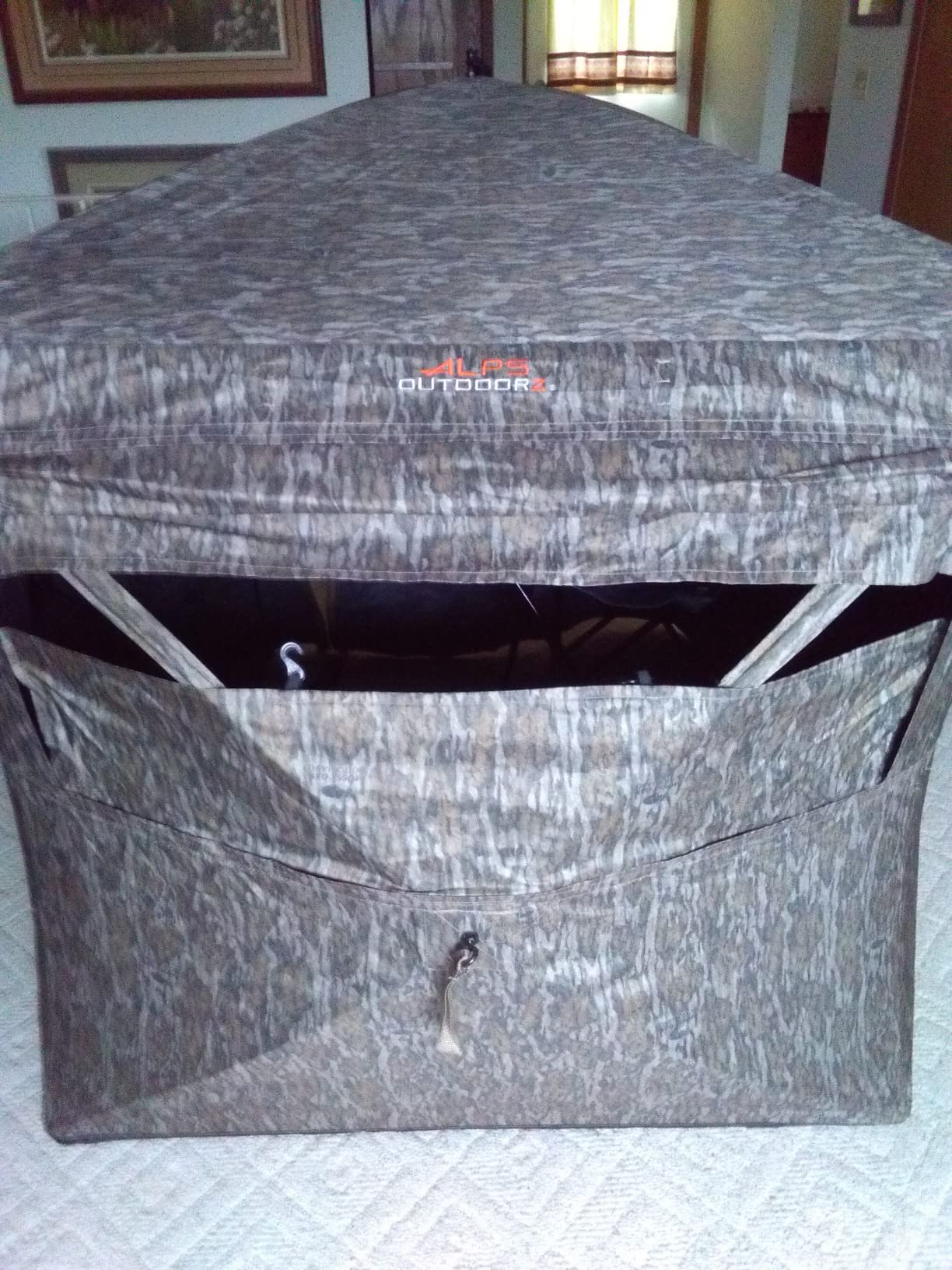 ALPS OutdoorZ Deception Pop Up Hunting Blind Featuring Unique Small Footprint Four Hub Design, Wide Windows with Silent Open, Extra Large Easy Access Door customer photo 2