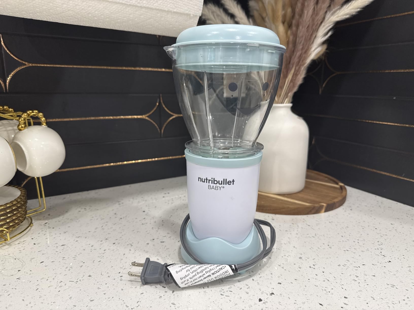 NutriBullet NBY-50100 Baby Complete Food-Making System, 32-Oz, White, Blue, Clear customer photo 2