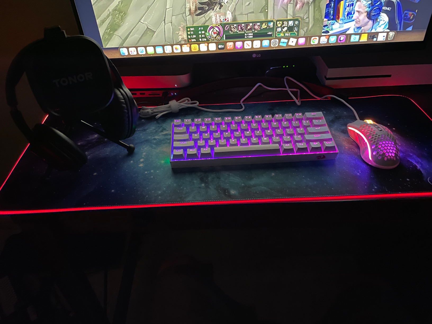 Redragon K530 Pro Draconic 60% Wireless RGB Mechanical Keyboard, BT/2.4Ghz/Wired 3-Mode 61 Keys Compact Gaming Keyboard w/Hot-Swap Socket, Tactile Brown Switch customer photo 1
