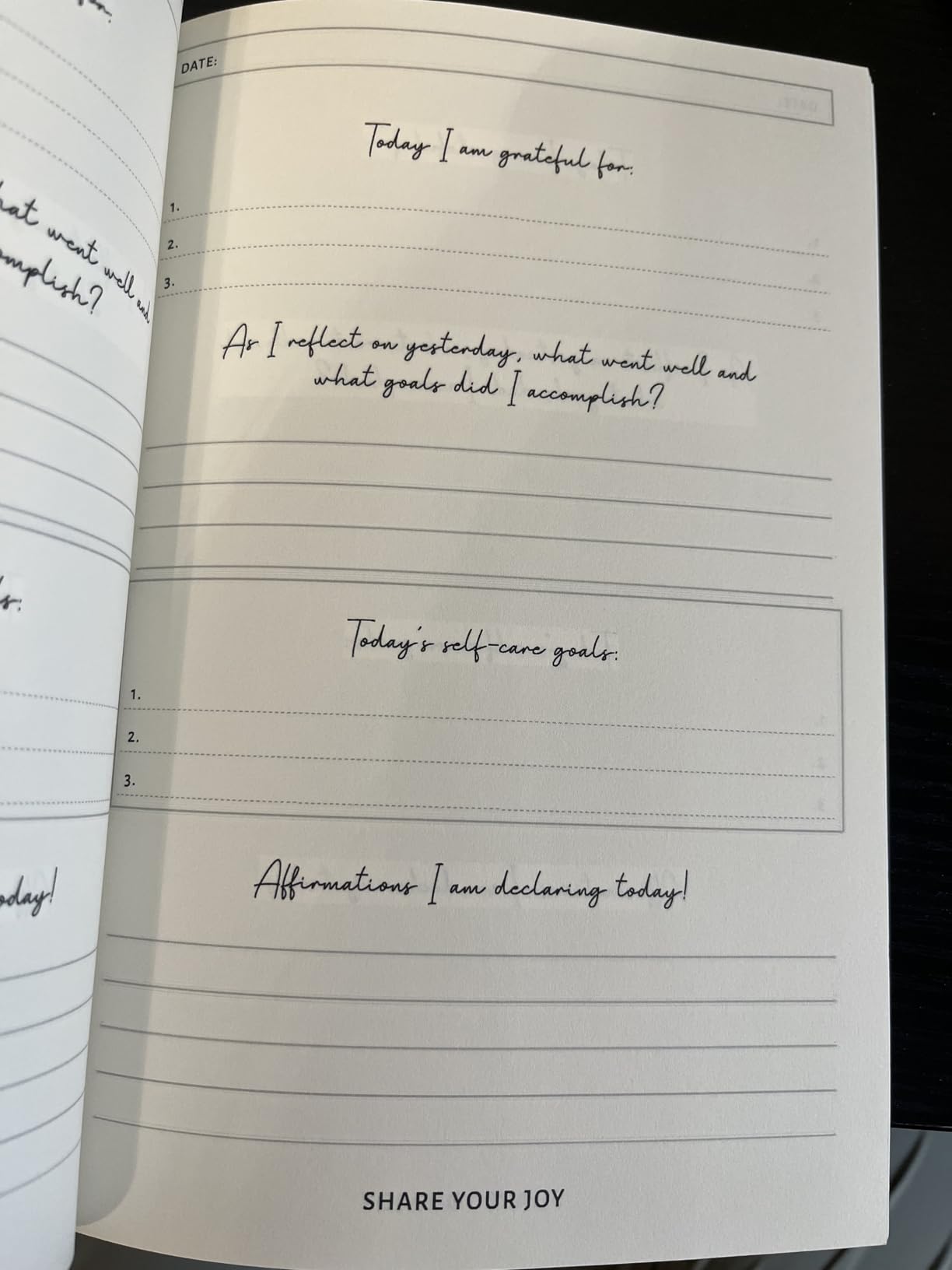 Gratitude Journal Notebook: Daily Gratitude Self-Care Affirmations customer photo 1