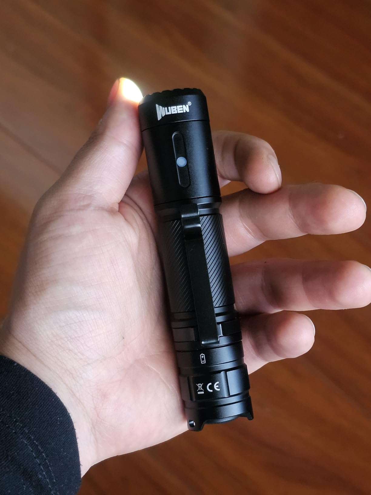 WUBEN C3 Flashlight 1200 High Lumens Rechargeable Flashlights 6 Modes Super Bright IP68 LED Tactical Flashlight customer photo 1