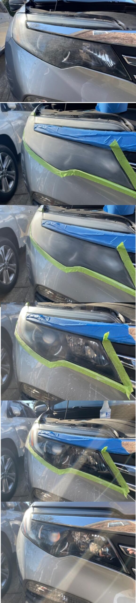 3M Ultra Headlight Restoration Kit, Contains Masking Tape, Light Sanding Discs, Wax Protectant and More, Use on Plastic Lenses Headlights, Taillights and More, Easy Heavy-Duty Restoration (39195) customer photo 2