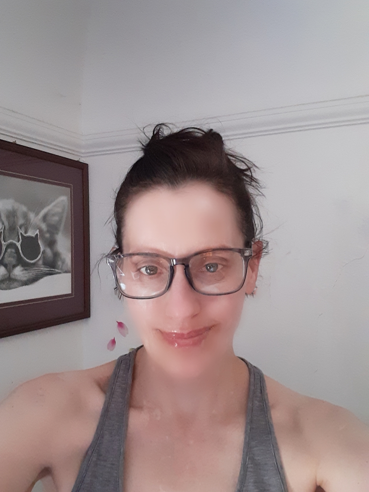 MEETSUN Blue Light Blocking Glasses - Anti Eye Strain Headache, Computer Reading Glasses customer photo 2