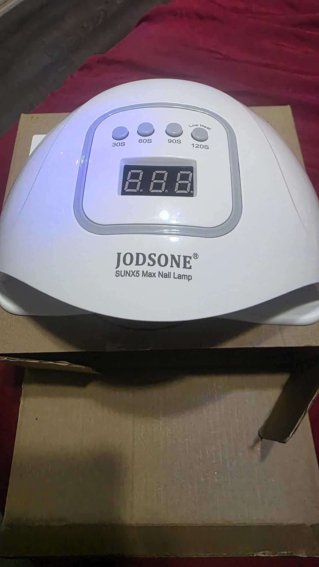 JODSONE U V LED Nail Lamp, Nail Dryer for Gel Polish, Led Light with Automatic Sensor & 4 Timers customer photo 2