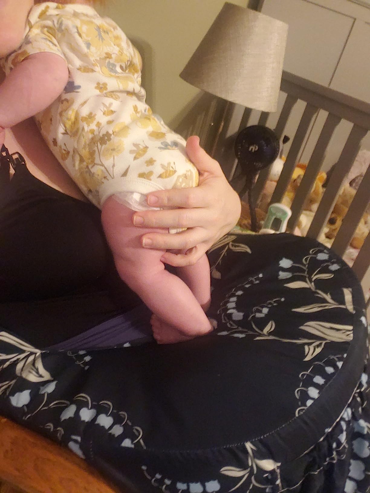 My Brest Friend Original Nursing Pillow Enhanced Ergonomics Essential Breastfeeding Pillow Support For Mom & Baby W/ Convenient Side Pocket, Double Straps & Slipcover, Horizon customer photo 2