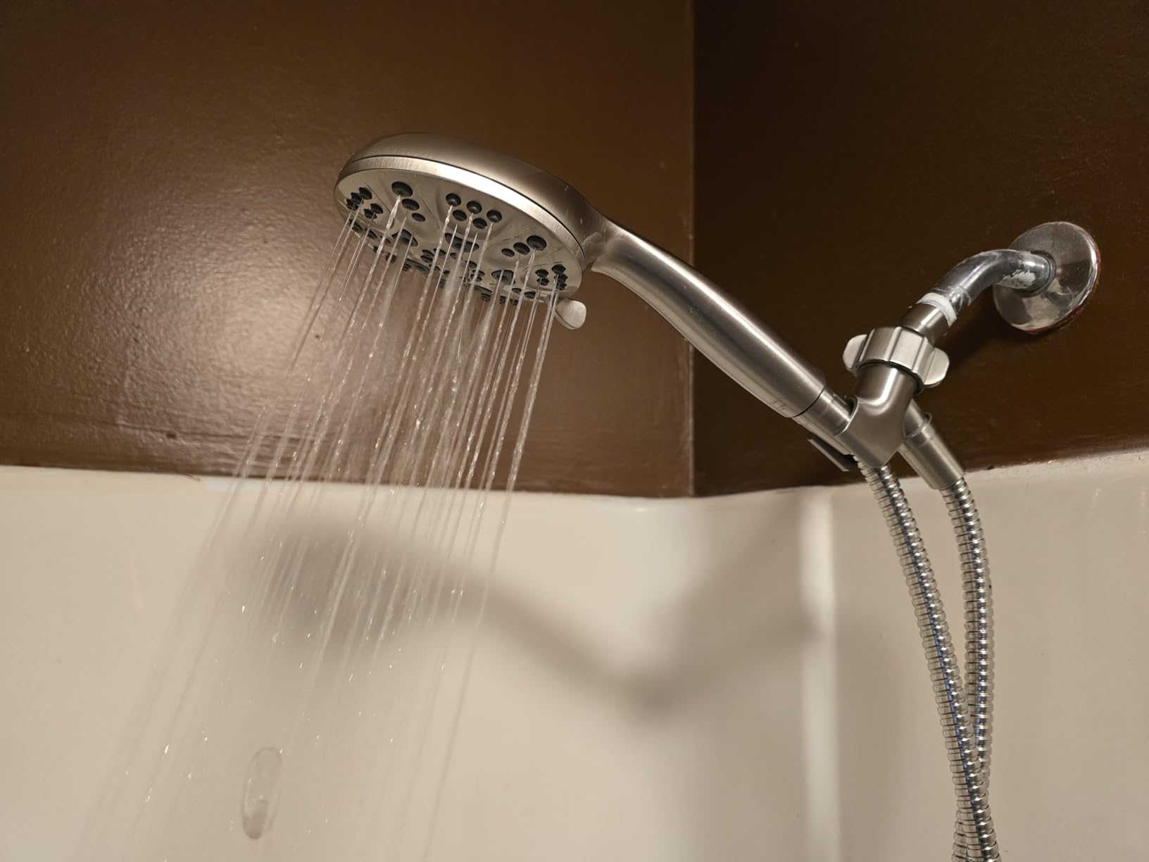 6-Mode High Pressure Handheld Shower Head Set, Consumer Reports Recommended HOPOPRO High Flow Hand Held Showerhead with 59 Inch Hose Bracket Teflon Tape Rubber Washers customer photo 1