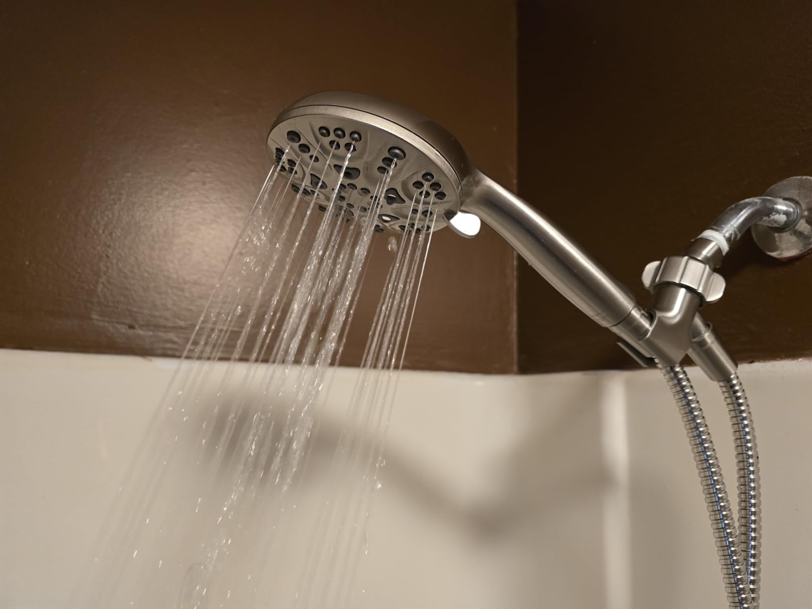 6-Mode High Pressure Handheld Shower Head Set, Consumer Reports Recommended HOPOPRO High Flow Hand Held Showerhead with 59 Inch Hose Bracket Teflon Tape Rubber Washers customer photo 2