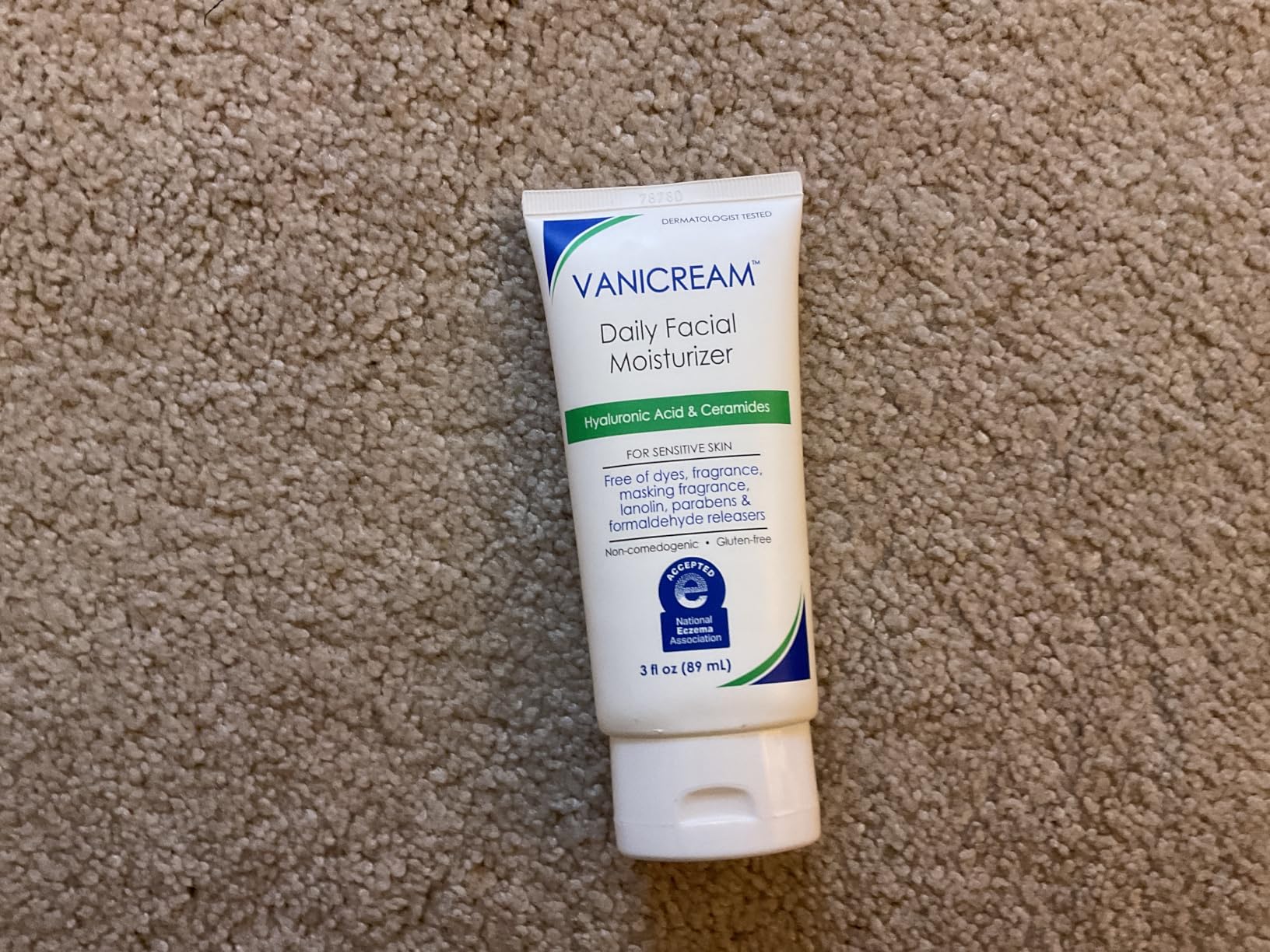 Vanicream Daily Facial Moisturizer With Ceramides and Hyaluronic Acid - Formulated Without Common Irritants for Those with Sensitive Skin, 3 fl oz (Pack of 1) customer photo 1