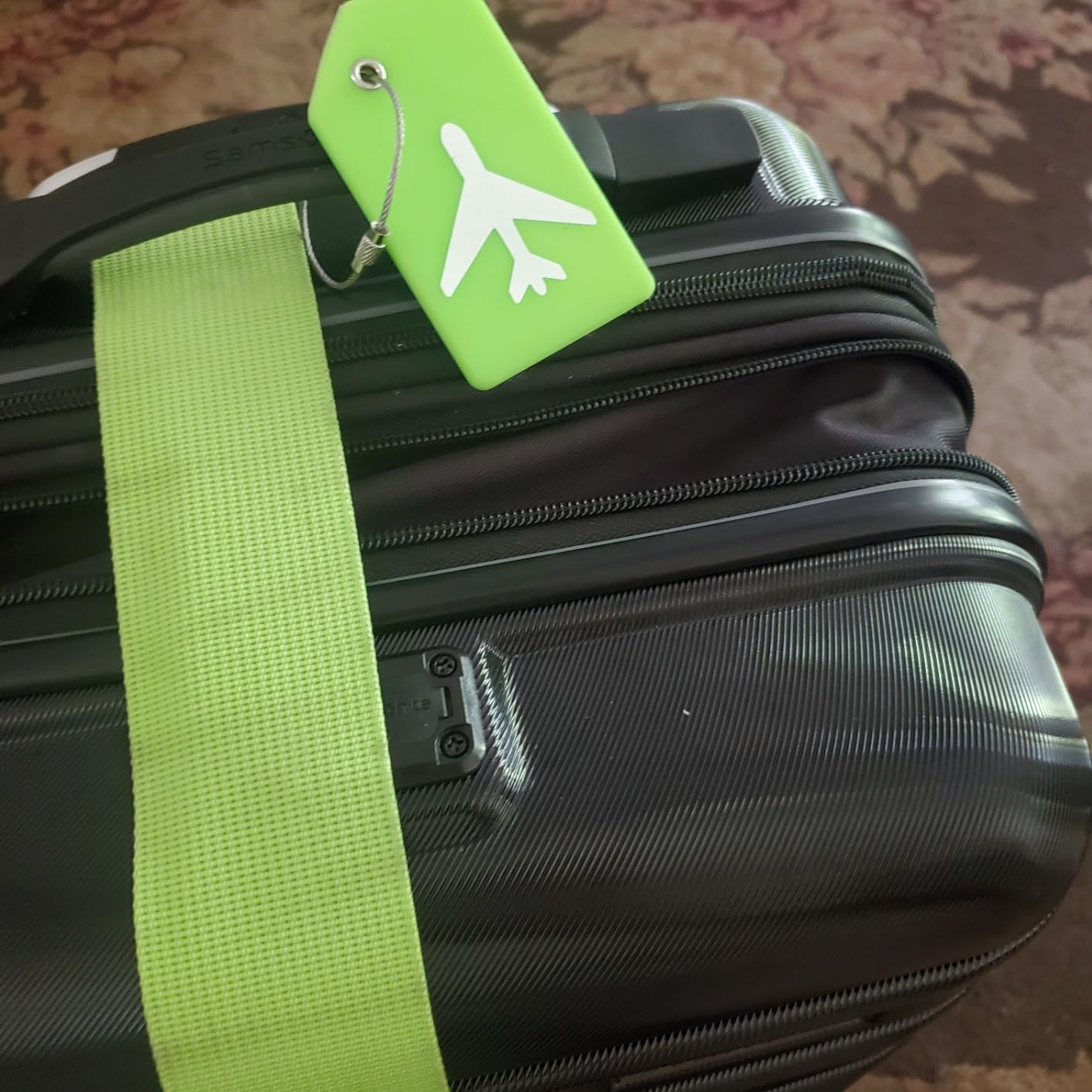 Samsonite Omni 2 Global Carry-On Spinner Luggage - Compact Size For International Travel - Airline-Approved - Features Expandable Polycarbonate Shell, 360° Wheels, USB Power Hub - Nova Teal customer photo 1