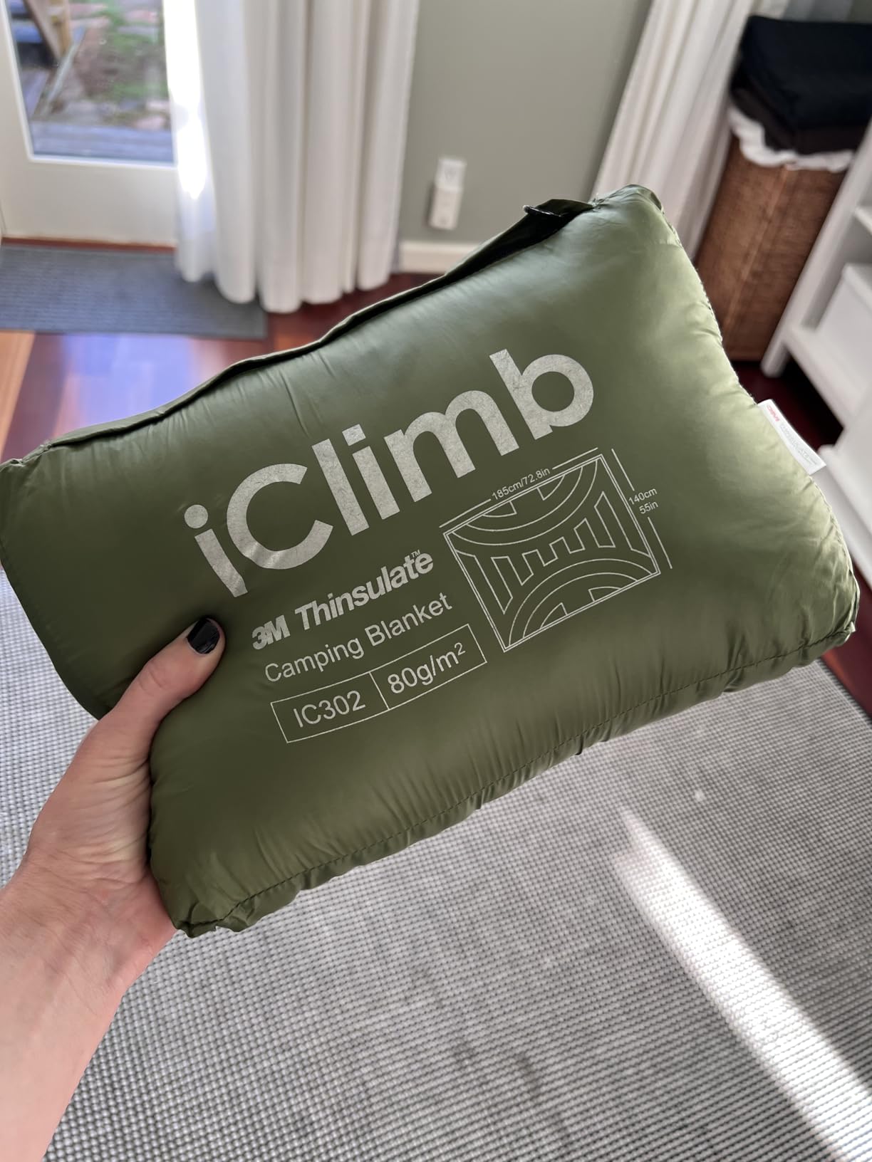 iClimb 3M Thinsulate Insulation Warm Camping Blanket Ultralight Compact customer photo 2