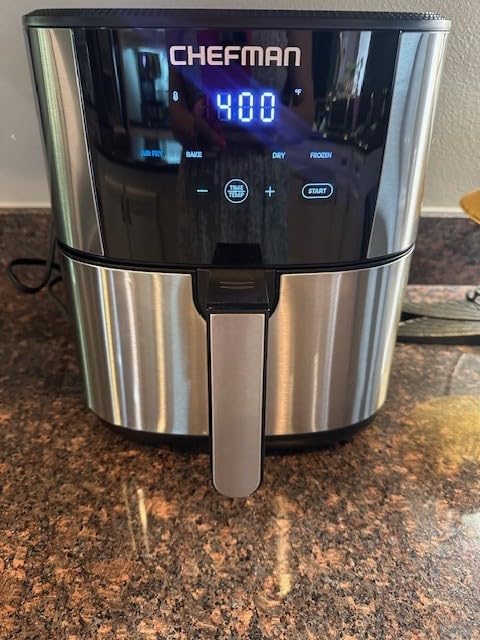 Chefman Air Fryer 8 Qt | TurboFry® 4-in-1 with 450°F Hi-Fry Option for Crispier Results customer photo 2