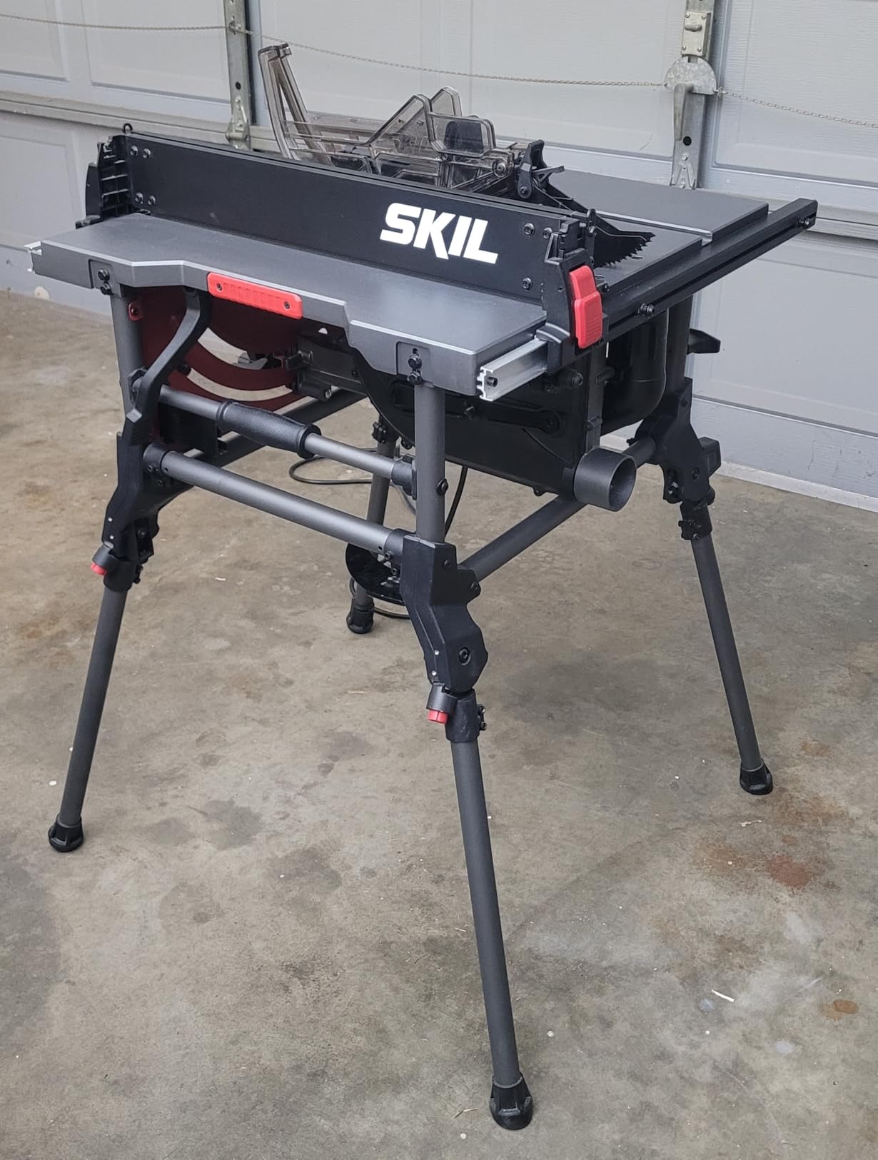 SKIL 15 Amp 10 Inch Portable Jobsite Table Saw with Folding Stand- TS6307-00 customer photo 2