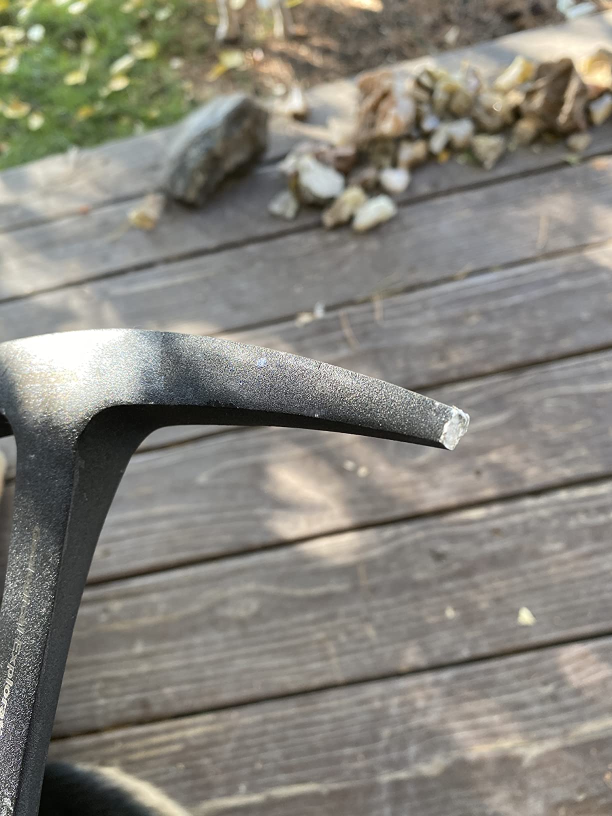 Rock Pick - 28 oz Geological Hammer with Pointed Tip - Masonry Hammer customer photo 2