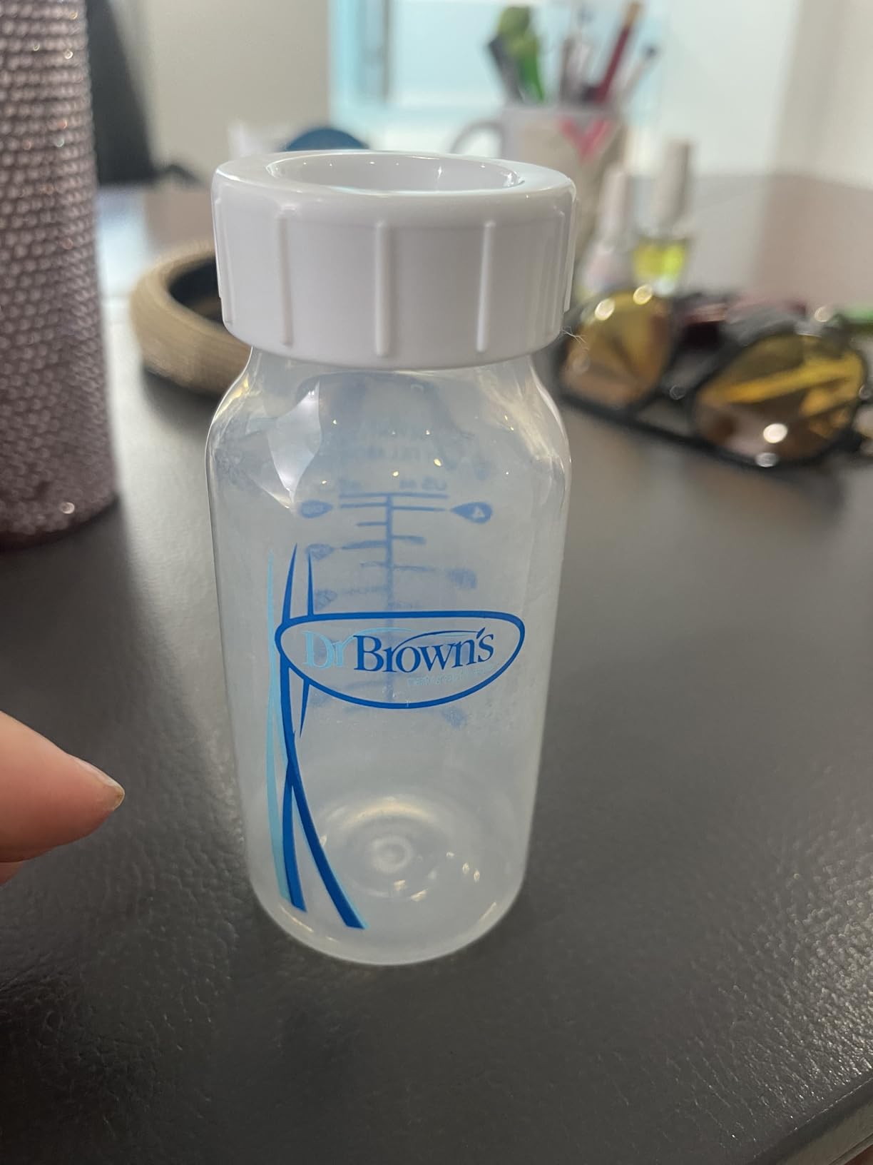 Dr. Brown's Breast Milk Collection Bottles with Storage Caps, Breast Pumps Compatible, Collect, Store, and Keep Milk Fresh, BPA Free - 4-Pack customer photo 1