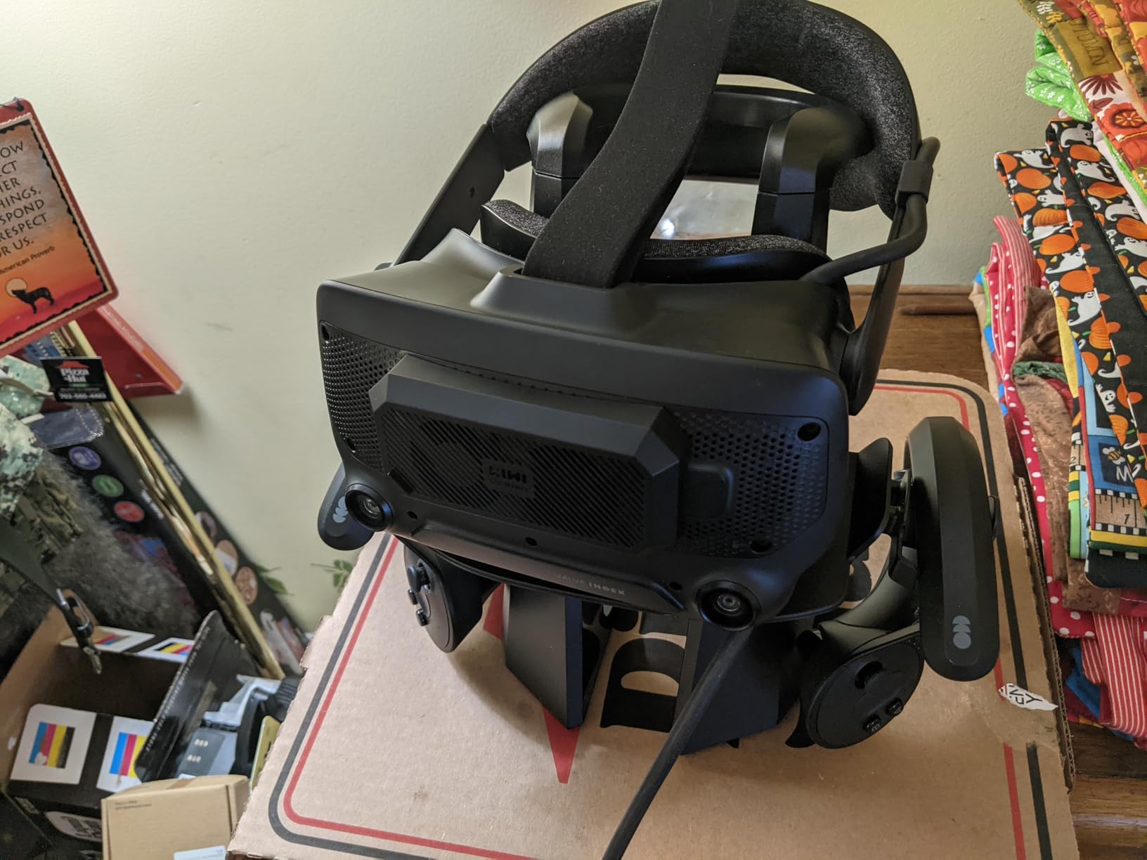 AMVR VR Headset Display Stand and Controllers Holder for Steam Valve Index Virtual Reality Mount Station customer photo 2