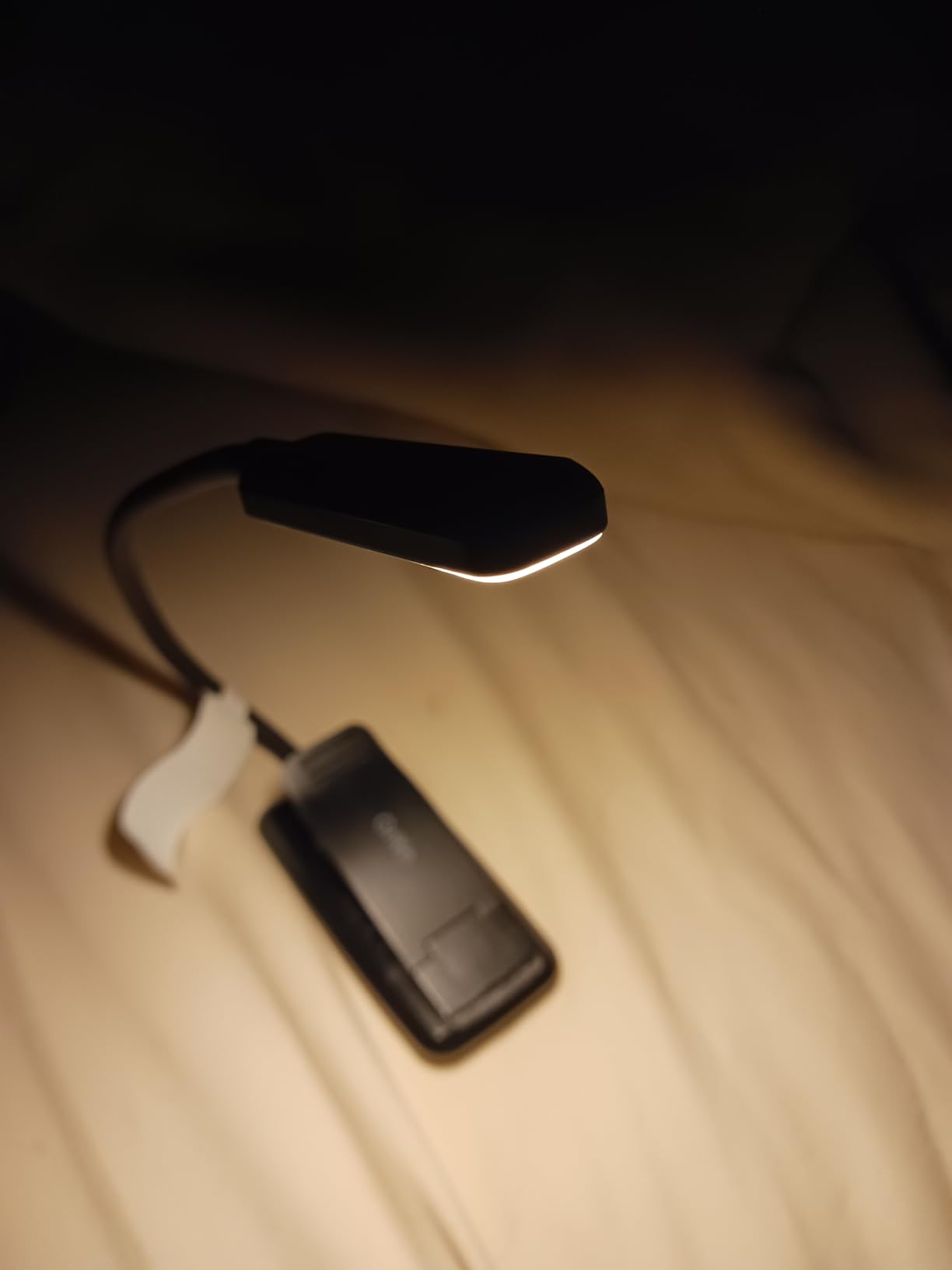 Gritin 9 LED Rechargeable Book Light for Reading in Bed - Eye Caring 3 Color Temperatures, Stepless Dimming Brightness, 80 Hrs Runtime Small Lightweight Clip On Book Reading Light for Studying customer photo 2