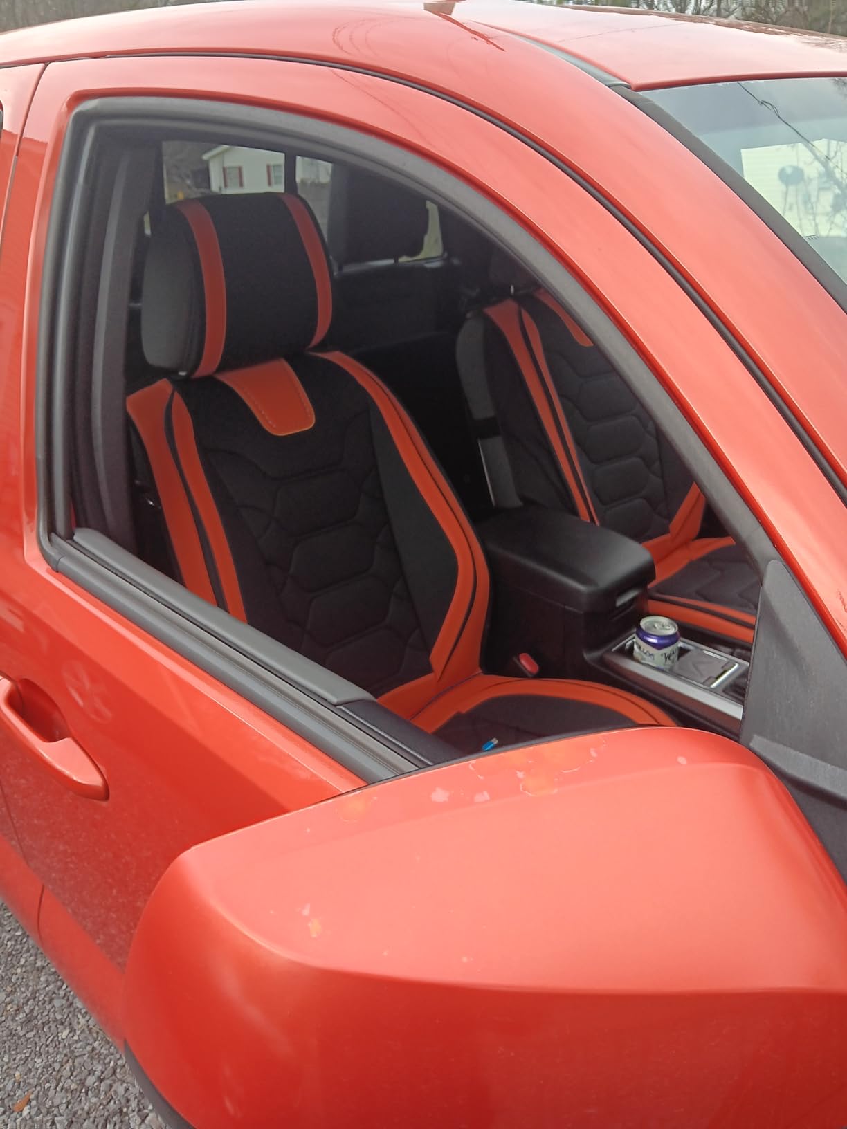 OASIS AUTO Car Seat Covers Full Set, Waterproof Faux Leather Seat Covers for Cars Universal Fit for SUV, Truck, Sedan, Black Premium Car Seat Protector with Front & Back Cushions customer photo 1