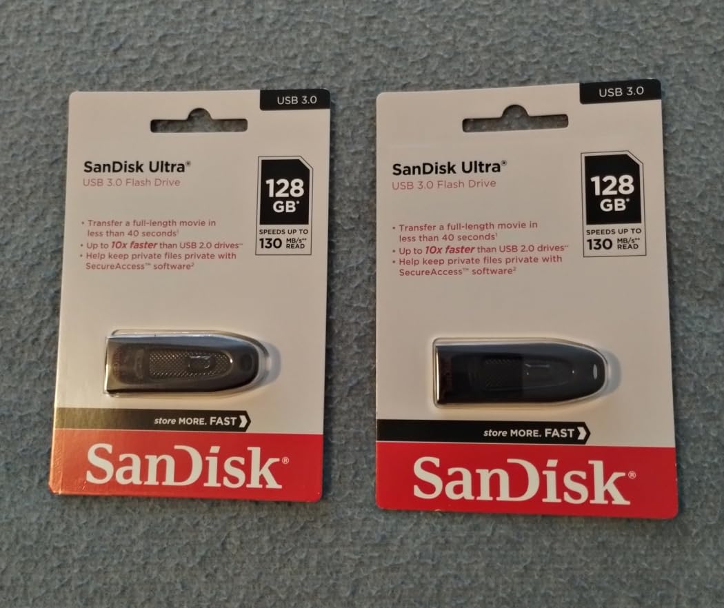 SANDISK 64GB 2-Pack Ultra USB 3.0 Flash Drive (2x64GB) - SDCZ48-064G-GAM46, Black customer photo 2