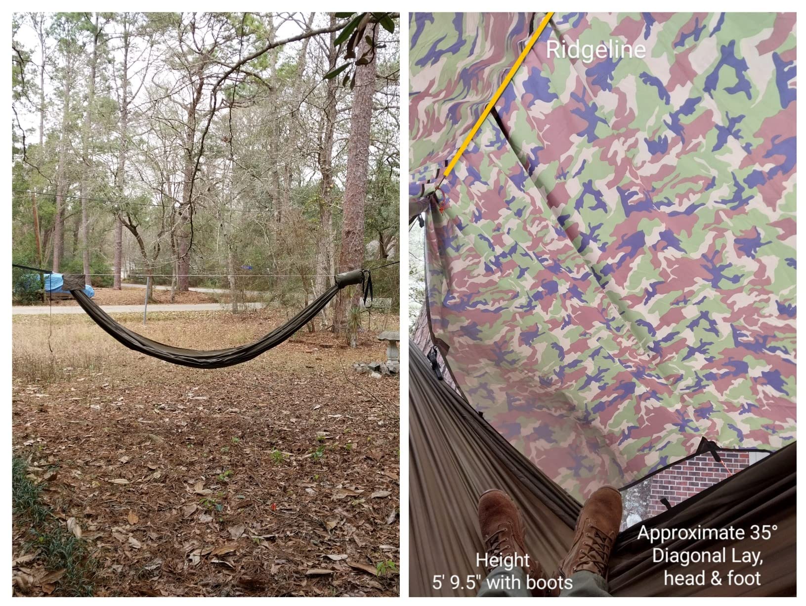 Onewind 12Ft Camping Hammock with Mosquito Net, Ridgeline Double Hammock Portable Lightweight Large Hammock customer photo 1
